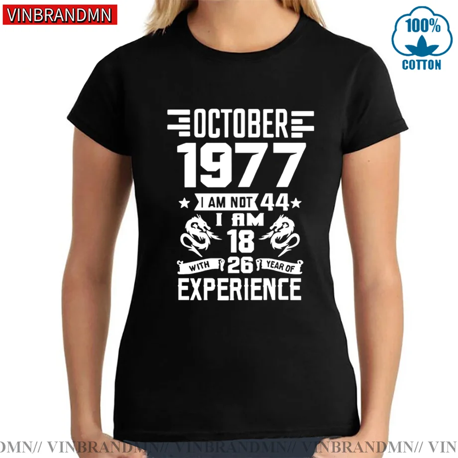 

November April May June July August September October December 1977 BIRTH YEARS Tee Women Casual T shirts January February March