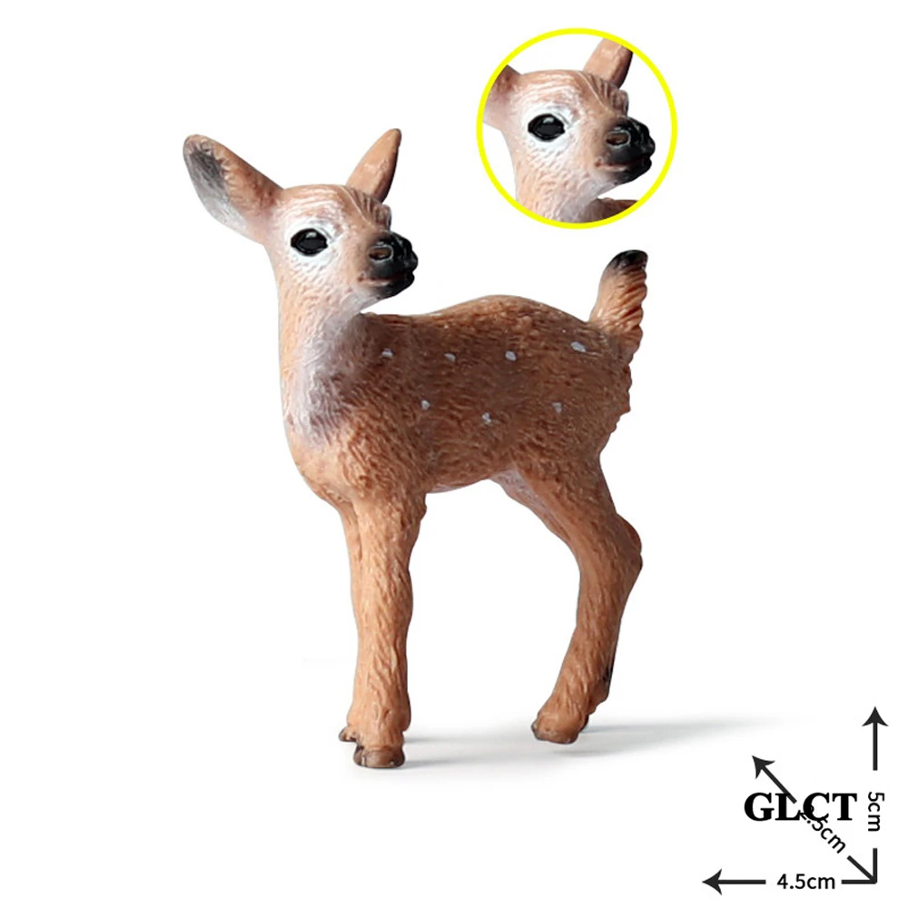 

giraffe cake topper birthday supplies party gifts kids children baby toys cake decorating reindeer sika deer cupcake toppers