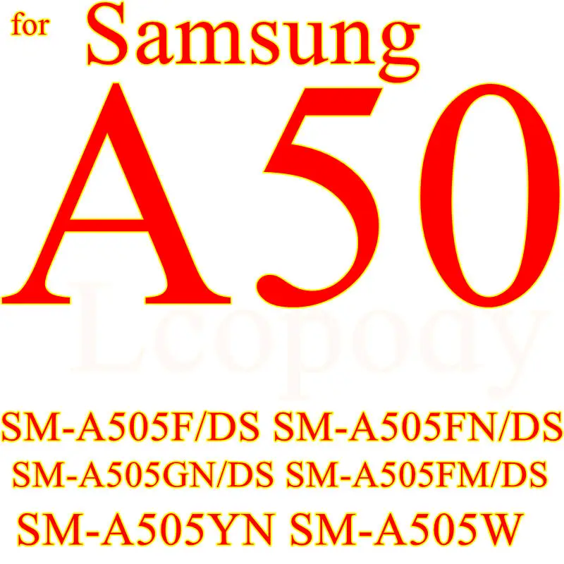 for samsung a50 Закаленное Стекло на samsung Galaxy A10 A20 A30 A40 A50 A60 Экран протектор для samsung A10S A20E A20S A30S A50S чехол Защитное стекло - Цвет: for samsung a50