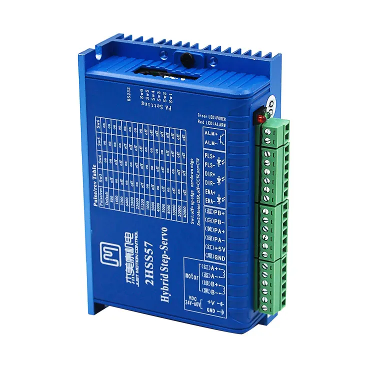

2 phae hybrid step servo motor driver for nema 23 motor with encoder 2HSS57