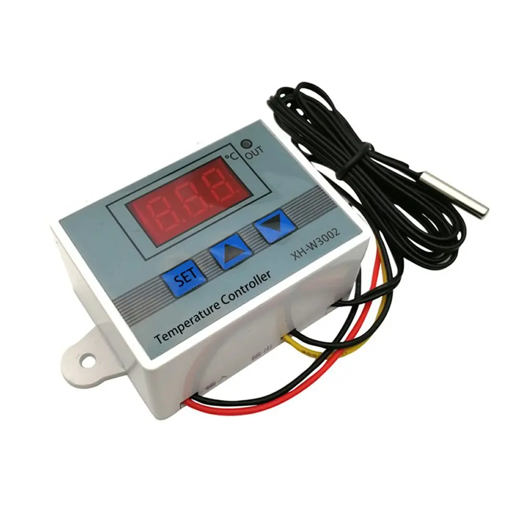 

XH-W3002 W3002 AC 110V-220V DC24V DC12V Led Digital Thermoregulator Thermostat Temperature Controller Control Switch Meter