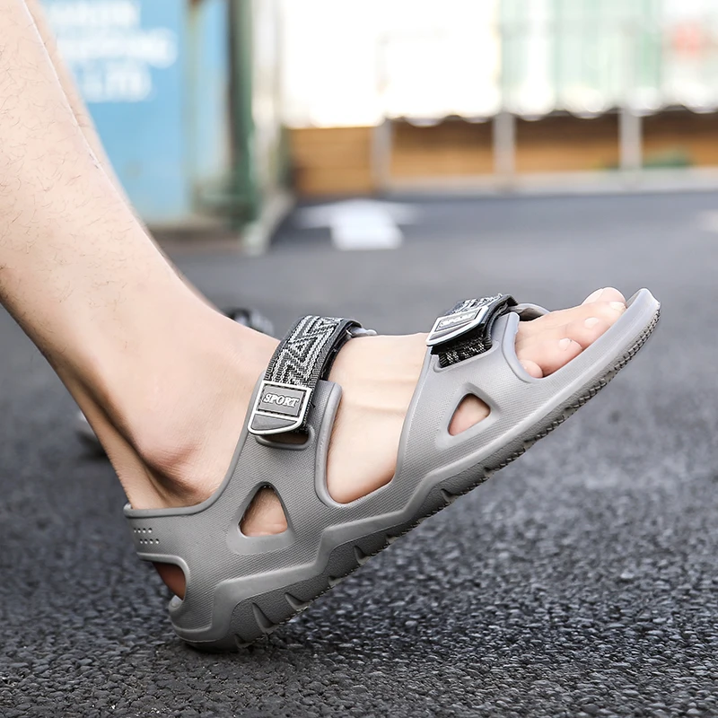 2020 новые летние сандалии мужские модные водонепроницаемые пляжные Классический