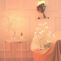 d2 christmas tree led night light holiday lighting copper wire garland lamp for home kids bedroom decor fairy lights luminary
