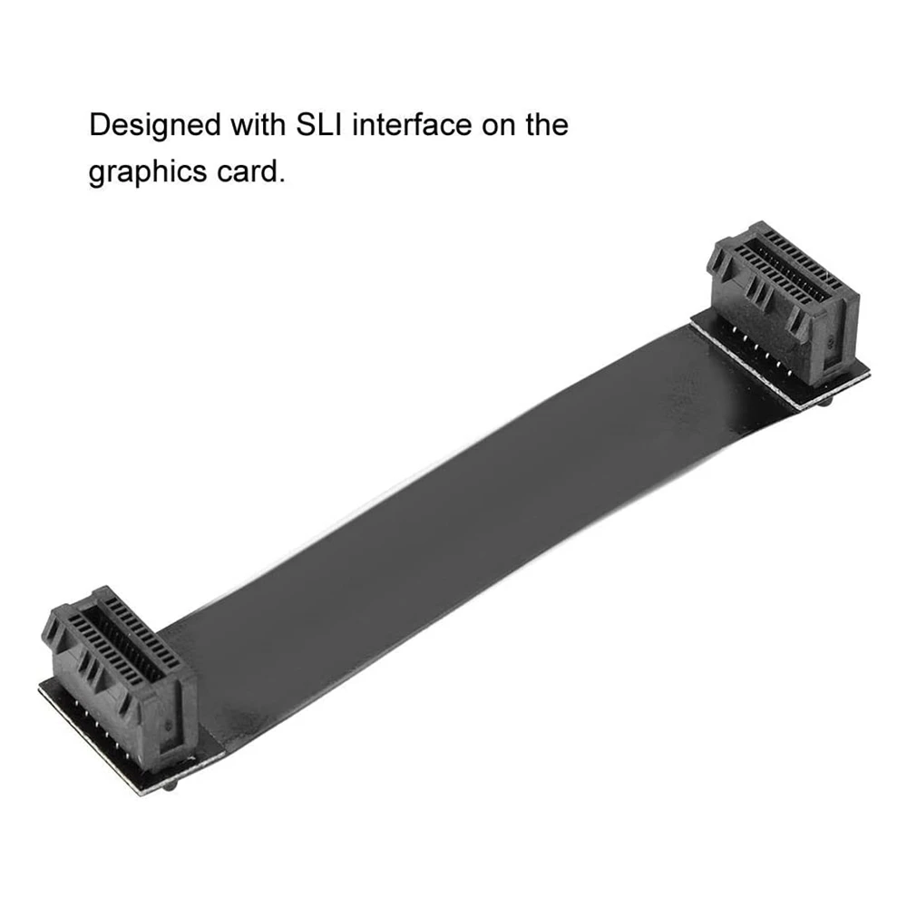 Гибкий кабель для связи GPU SLI Bridge VGA Card Interconnect Connector 10см Dual Graphics Crossfire on.