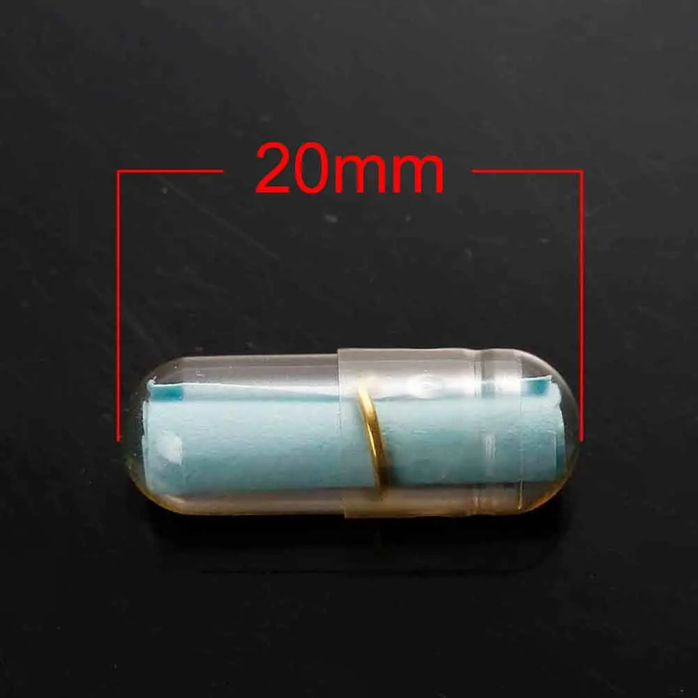 

25pcs Cute Capsule Mini Paper Message PVC Letter Storage Bottles Pill Wish Bottle DIY Bottles Glass Wishing Stopper Bottle