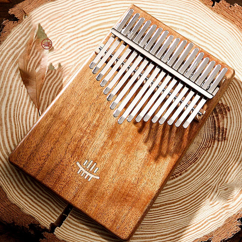 

Hluru Kalimba 17 Key Instrument Full Solid Wood Thumb Piano 21 Keys Kalimba Musical Professional Mbira Acacia For Beginners