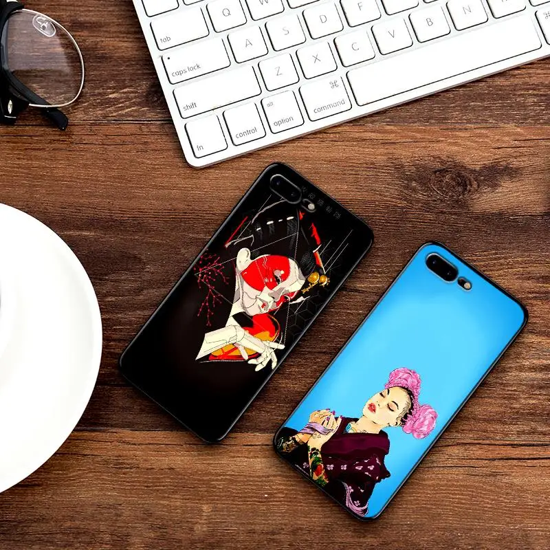 Мягкий силиконовый чехол для телефона iPhone XR TPU 5 5SE 6 6S 7 Plus 8Plus XS X Xr Max 9 гейши |