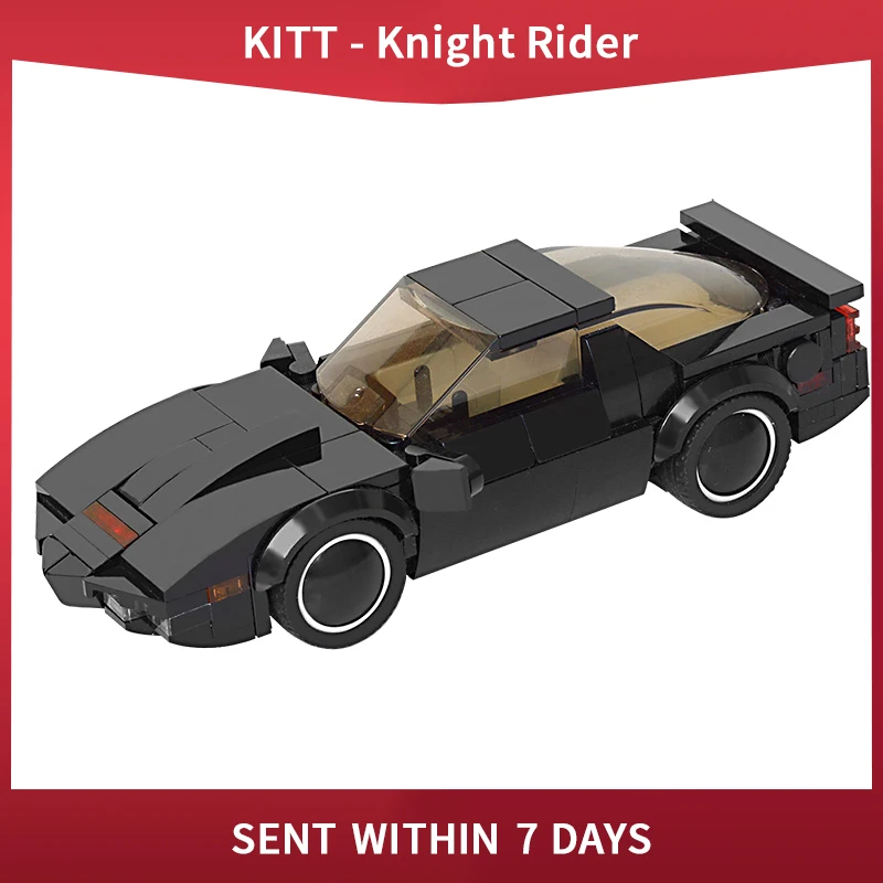 

Movie Collection Bricks Mechanical Classic Car KITT-Knight Rider Model Building Blocks Classical Racing Vehicle Toys For Boys