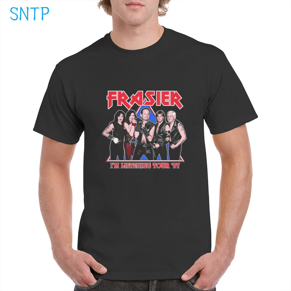 

Brand Frasier TV t shirt Women I'M LISTENING TOUR '97 Tee Harajuku Streetwear Top 100% Cotton Oversized Tee Graphic T-Shirts