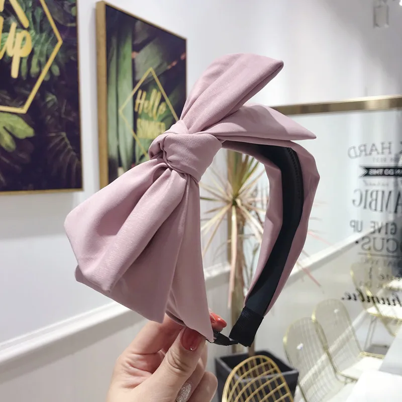 1 шт. Женская повязка на голову с большим бантом чередой для применения в