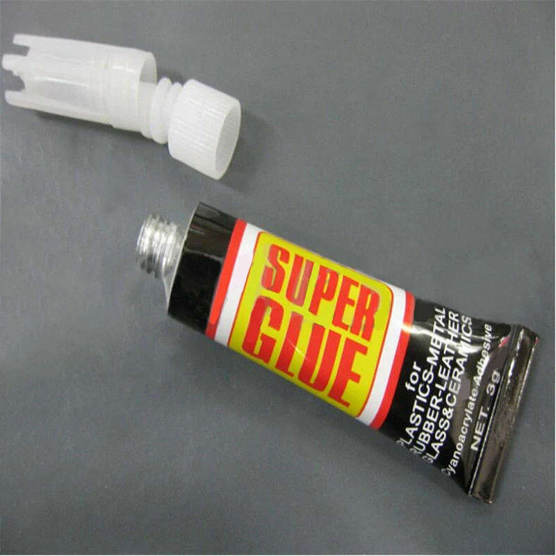 

Liquid Super Glue 502 Instant Strong Bond Leather Wood Rubber Metal Glass Cyanoacrylate Adhesive Stationery Store 2/6/12pcs