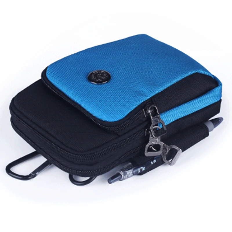 Нейлоновые поясные сумки унисекс с крючком Женский чехол для телефона кошелек