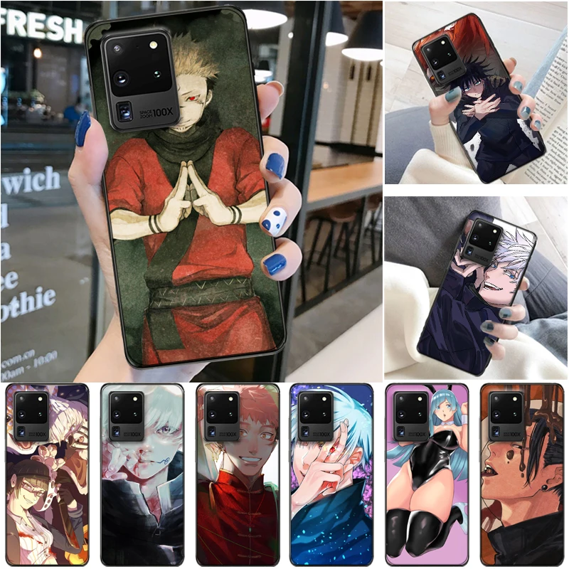 

Jujutsu Kaisen Sukuna Satoru Gojo Fushiguro Megumi Yuji Itadori Phone Case For Samsung Galaxy S20 Ultra FE Lite Plus Soft TPU