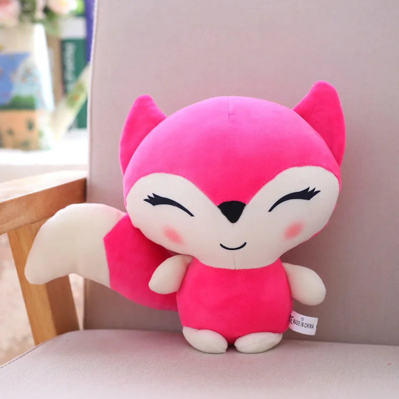 23 см Kawaii куклы Лиса плюшевые мягкие животные игрушки для девочек детские