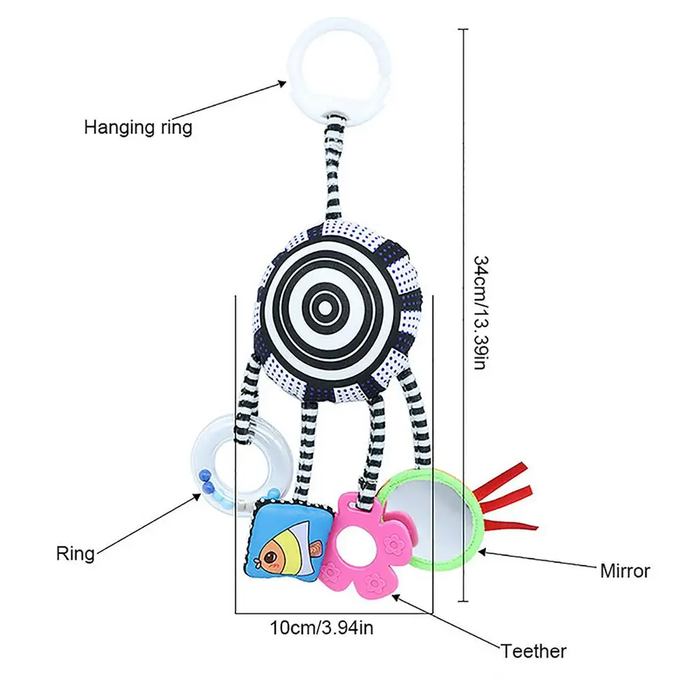 

Baby Play Bed Hanging Bell Baby Mobile Crib Infant Stroller Accessories Baby Crib Rattle Toy Soft Cute Rabbit Bear Bell Toy