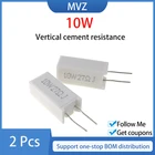 2 шт. 10 Вт вертикальное сопротивление цемента 16R 20 22 25 27 30 33 39 47 50 R 51 56 68 75 82 100 120Ohm 150 200 220 250 270 300 330 Ом