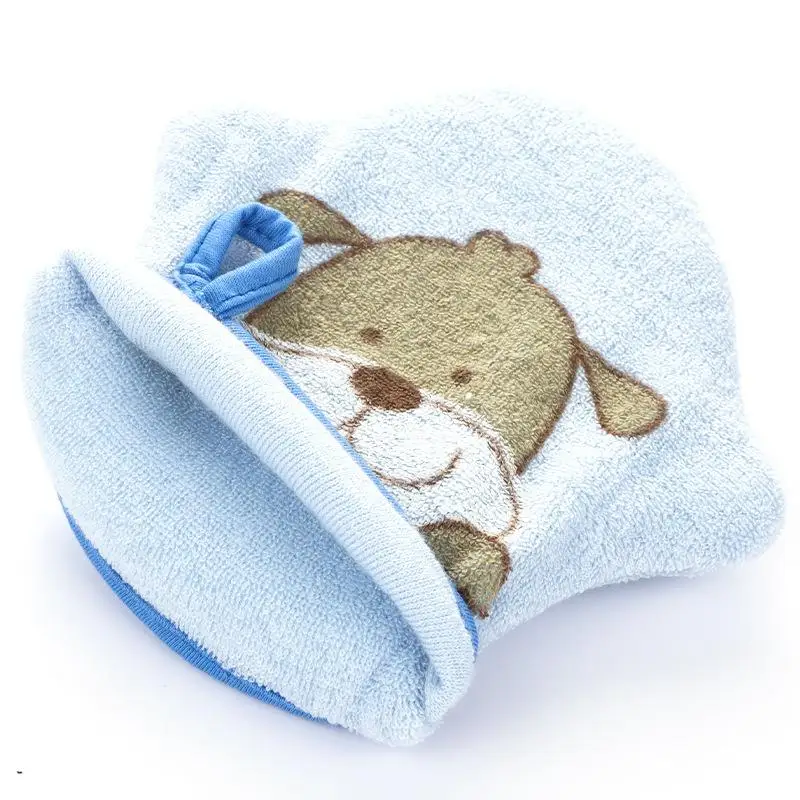 Мягкие Детские банные щетки полотенца Мультяшные перчатки для душа в форме