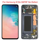 ЖК-дисплей для Samsung Galaxy S10e, G970A, с рамкой, 2280x1080, Super AMOLED, Galaxy S10e SM-G970F, сенсорный экран, оригинал