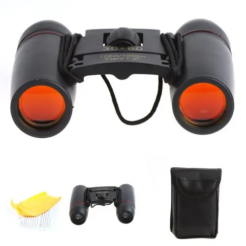 

30X60 Mini Binoculars Compact Telescope For Outdoor Bird Watching Travelling Hunting Camping Lightweight Binoculars