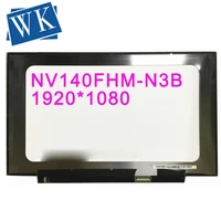 free shipping nv140fhm n3b nv140fhm n3b fit nv140fhm n41 n47 n4c lp140wf7 spc1 lcd led screen 19201080 30 pin ips