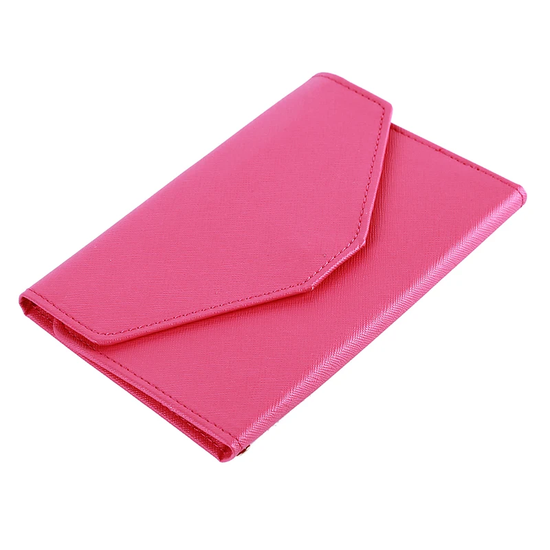 rose Red Дорожная Обложка для паспорта, складной кредитный держатель для карт, кошелек для денег, ID, многофункциональные, для документов, для полетов, бит, лицензионный кошелек, сумки - Цвет: rose Red