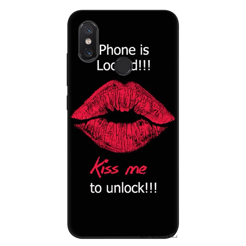 Чехол для мобильного телефона Tpu Xiaomi Redmi Note 4 4X5 6 7 Pro 5A чехол Kiss Me Lips губная помада
