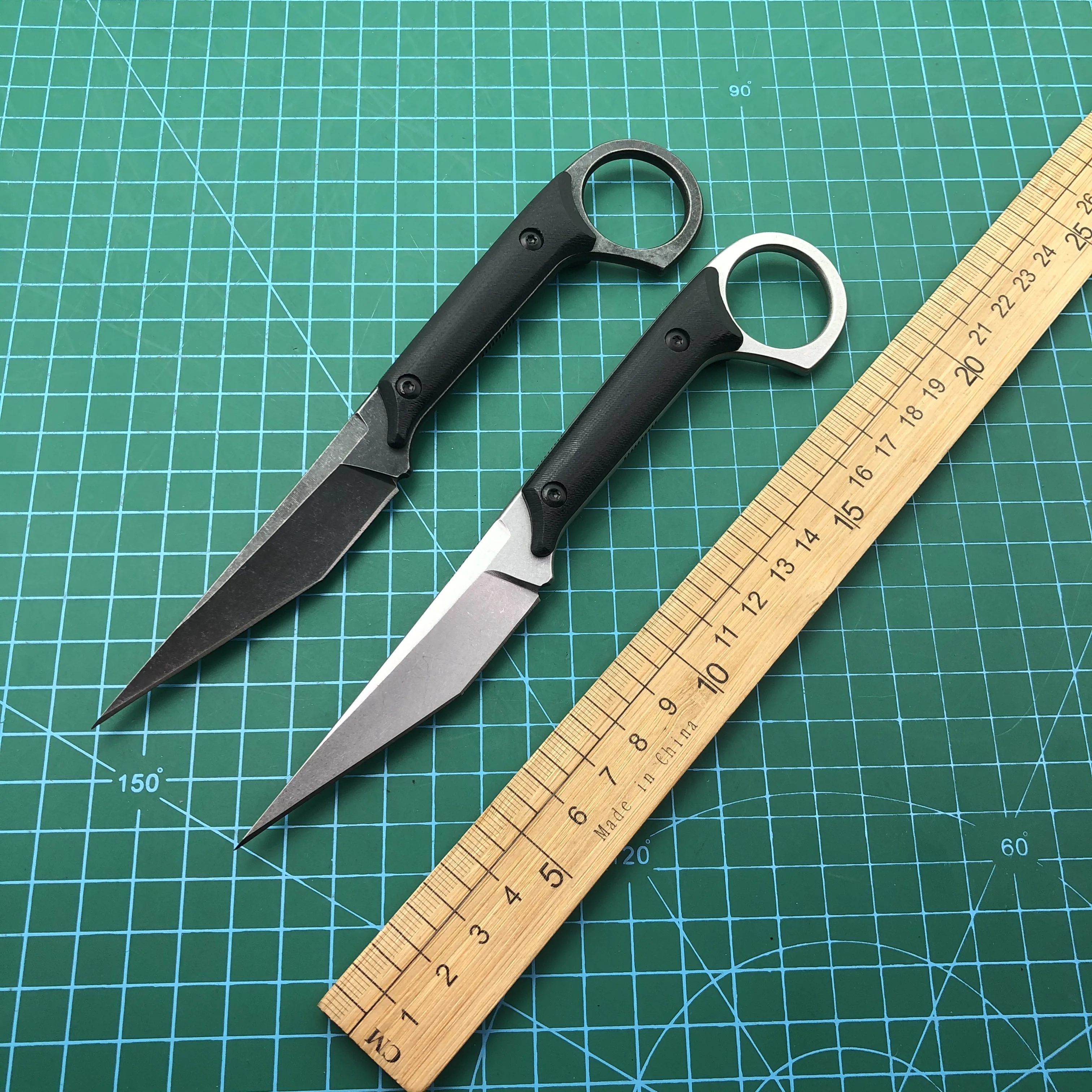 

New Style Survival 440C FIxed Blade G10 Handle Tactical And Practical Outdoor Camping Self-Defense Hunting Knife