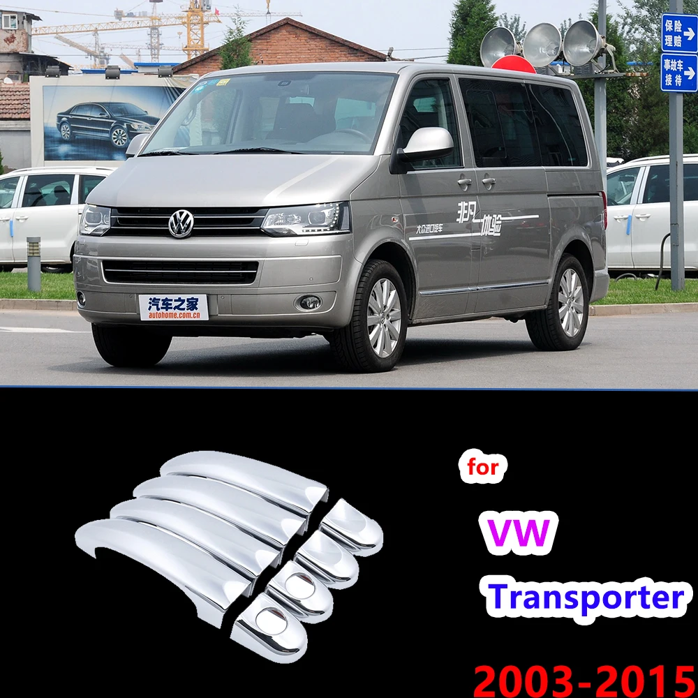 Хромированная крышка ручек для Volkswagen VW Transporter T5 2003-2015 Multivan California Caravelle