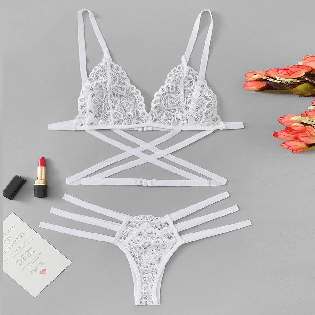 Новый женский комплект нижнего белья сексуальное кружевное нижнее белье