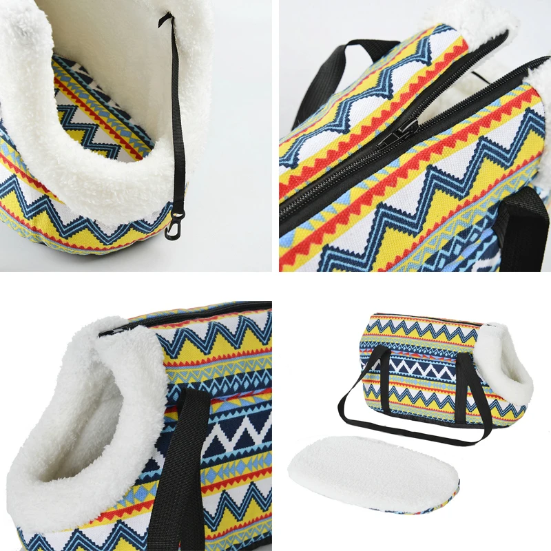 Классическая переноска для домашних питомцев удобная мягкая уличная маленьких