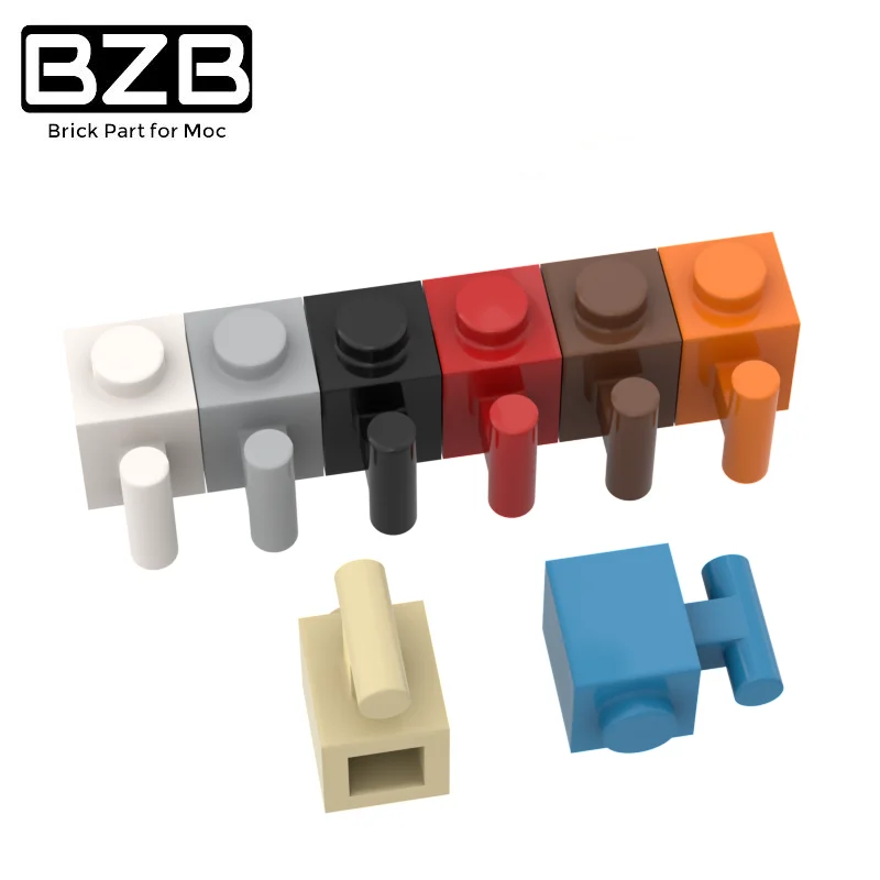 

BZB MOC 2921 1x1 One Side Handle Brick High-tech Building Block Model Kids DIY Educational Toy Brick Parts Best Gifts