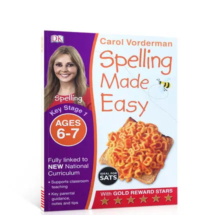 

Оригинальные английские книги для правописания, легкие образовательные книги DK для детей