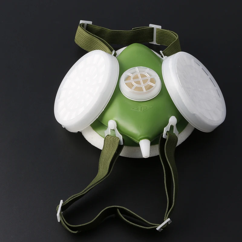 Новый двойной респиратор противопылевая газовая маска двойная химическая