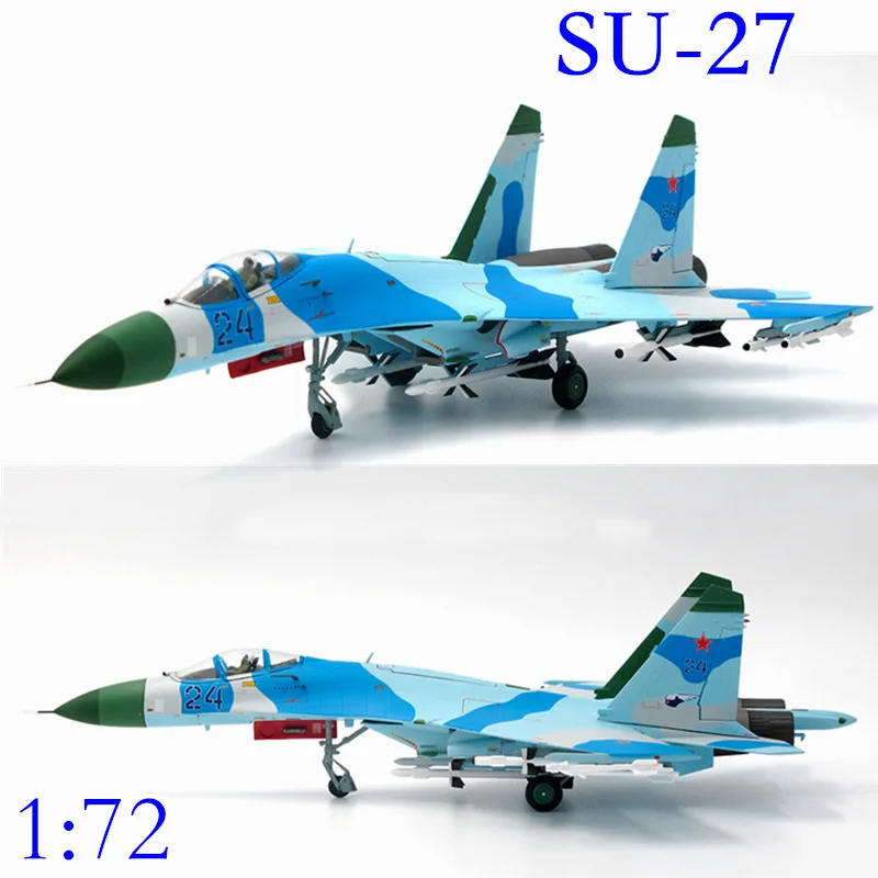 Fine 1:72 модель летчика ВВС России SU27 готовая самолета из сплава коллекция| |