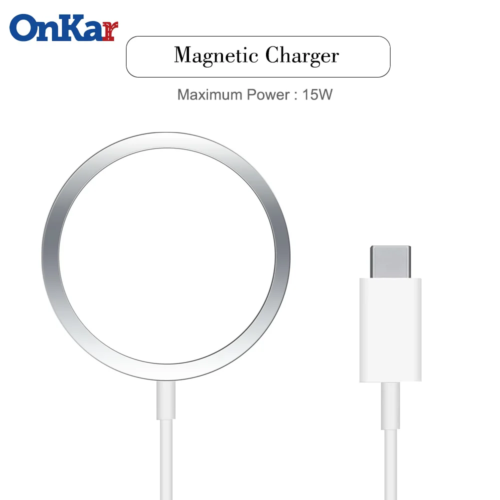 

Portable Qi Wireless Charger For iPhone 13 12 Pro Max Apple MagSafe Fast Charging Type C For iPhone 8 X 11 12 Mini Quick Charge