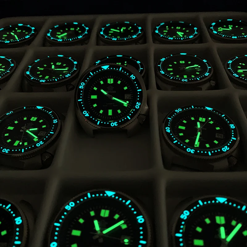 Профессиональные Водонепроницаемые часы Addies для дайвинга NH35 200 м автоматические