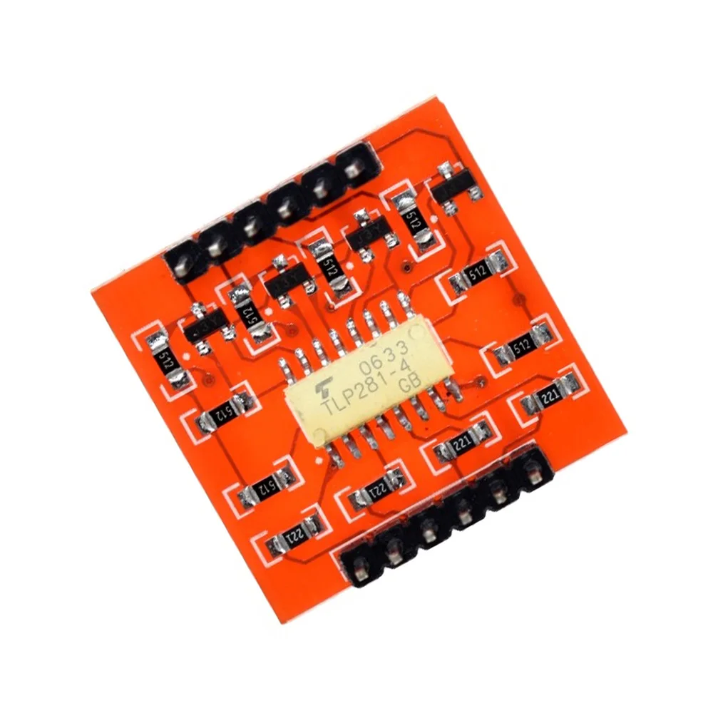 TLP281 4 канала оптико изолятор IC модуль для Arduino Плата расширения высокого и низкого