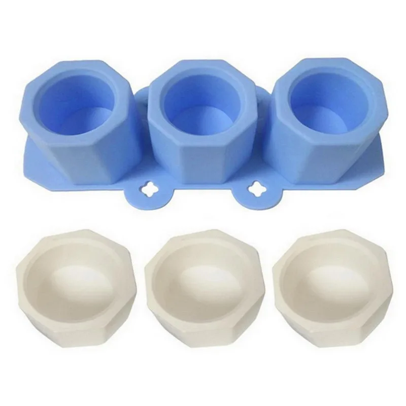 Силиконовые бетонные формы с 6 отверстиями форма для цветочного горшка цемента