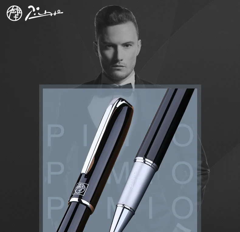 Роскошная металлическая ручка Пикассо Шариковая ручка для бизнеса stylo pennen boligrafos kugelschreiber canetas penna kalem ручки для письма 3721