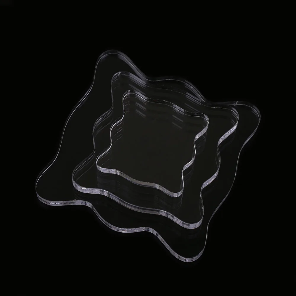 Новая модная прозрачная акриловая подкладка для штампов сделай сам скрапбукинг