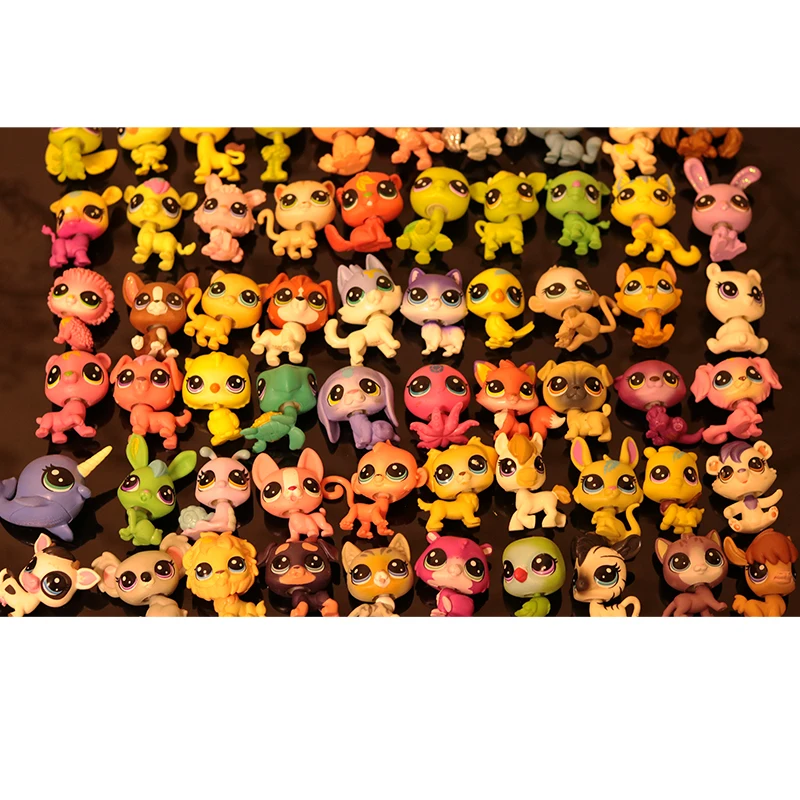 

Buy 5 Get 2 Gifts 4-5 cm Loose Old Pet Shop Toys Cat Puppy Figure Mini Toy Figures Classic Little Pet Toys