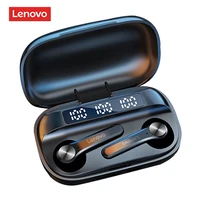 lenovo qt81 wireless bluetooth headphones earphone gaming headset stereo bass with mic noise reduction