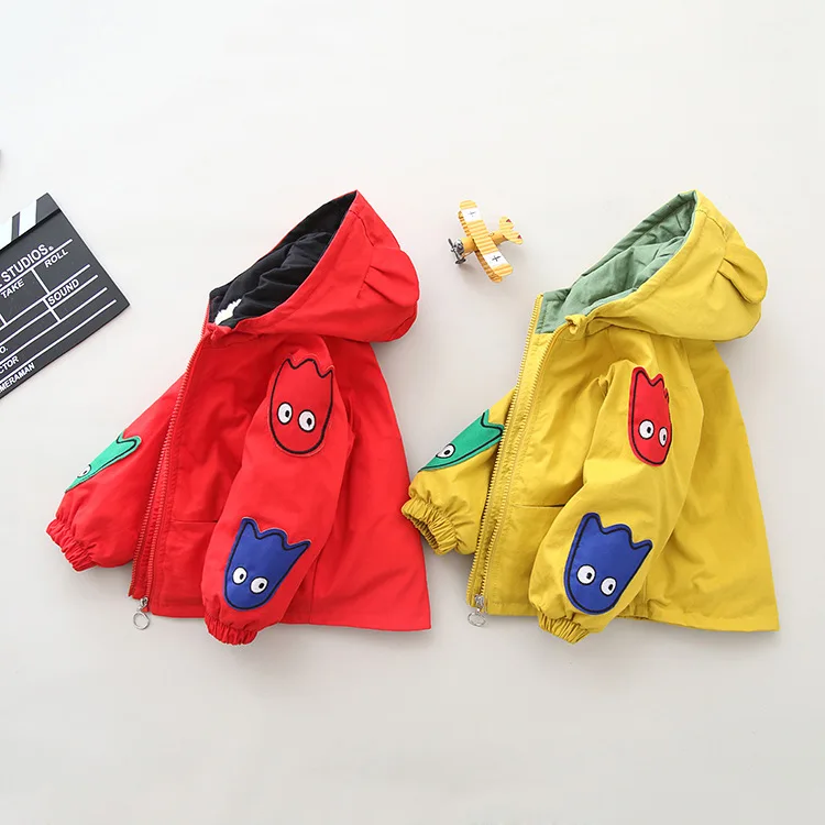 

Детская куртка на мальчика, из плотного хлопка, с джинсовой подкладкой, 2021, От 2 до 14 лет