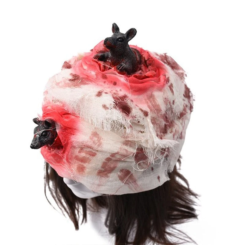 Новая Хэллоуин хитрый поставки маскарадное платье вечевечерние кровавая шляпа