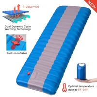 rooxin self inflatable mattress camping sleeping pad thick warm camping mat air mattress cushion for tent outdoor hiking travel