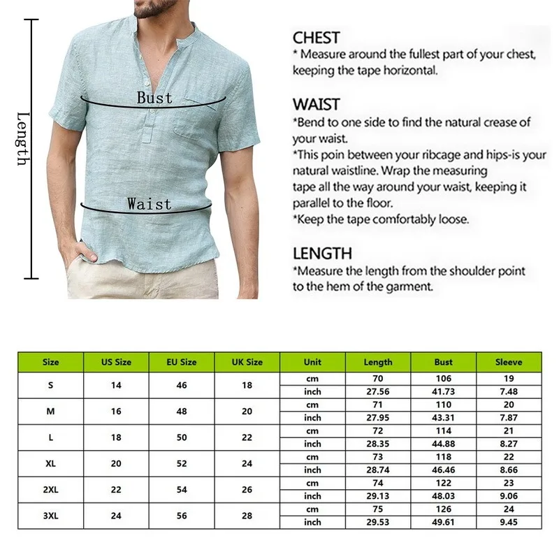 

Summer Men's Short Sleeve T-shirt Cotton Linen Casual T-shirt Pullover Tops Male Breathable Loose Blouse Streetwear Men Clothing