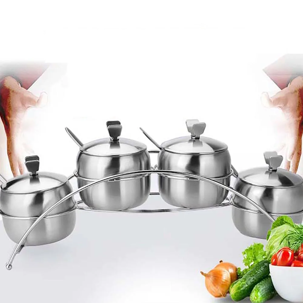 Нержавеющая сталь баночка для специй соли перечница канистра креативные мост