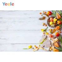 yeele easter eggs flower feather wood boards child food photography backdrops custom photographic backgrounds for photo studio