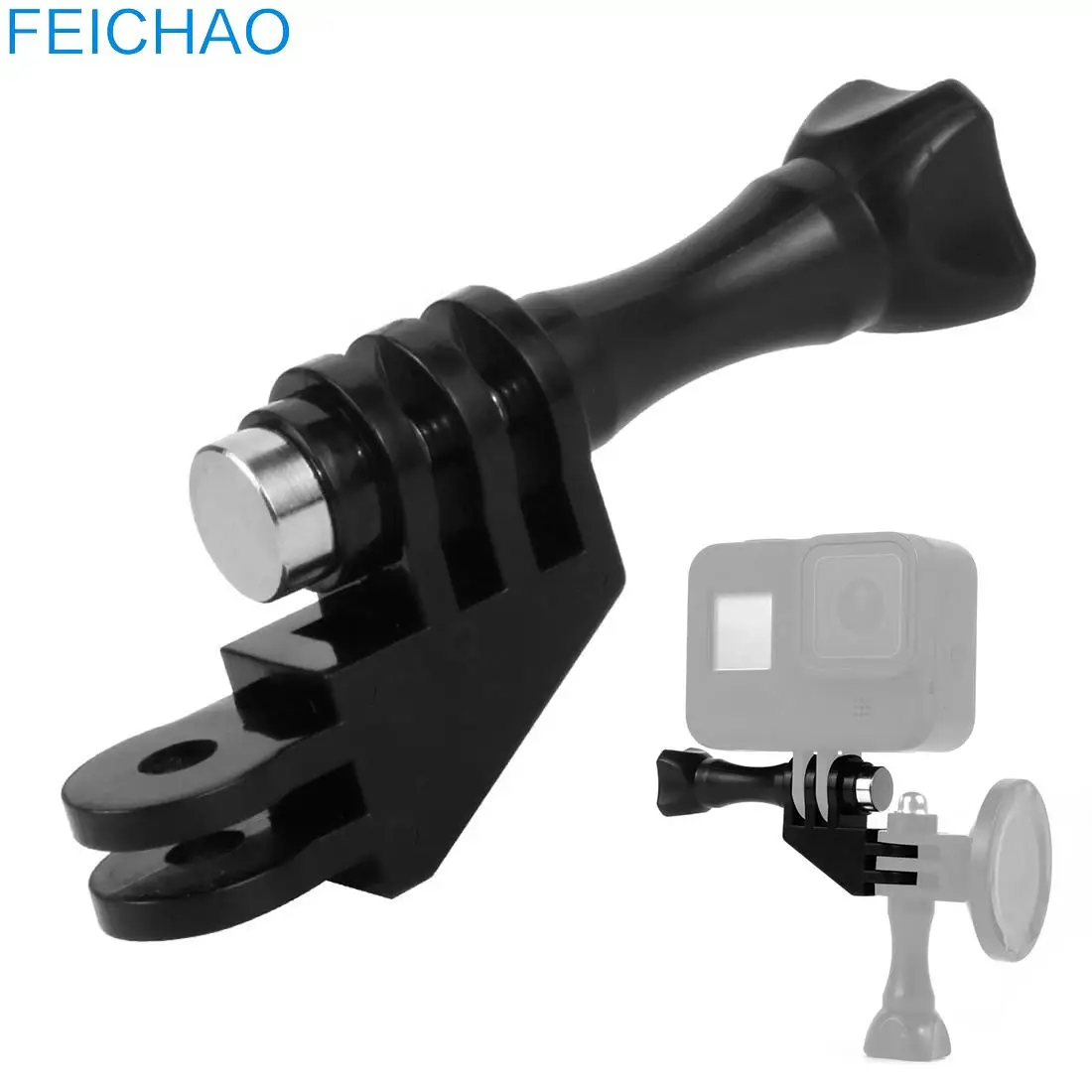 

90 Degree Direction Elbow Tripod Adapter 360 Swivel Magnetic Suction Cup Pivot Arm Mount for GoPro Hero 9 8 7 5 Action Camera