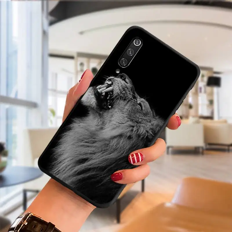

Animals The lion Phone Case For Redmi Note 10 8 9 K20 6 5a promaxCover Fundas Coque